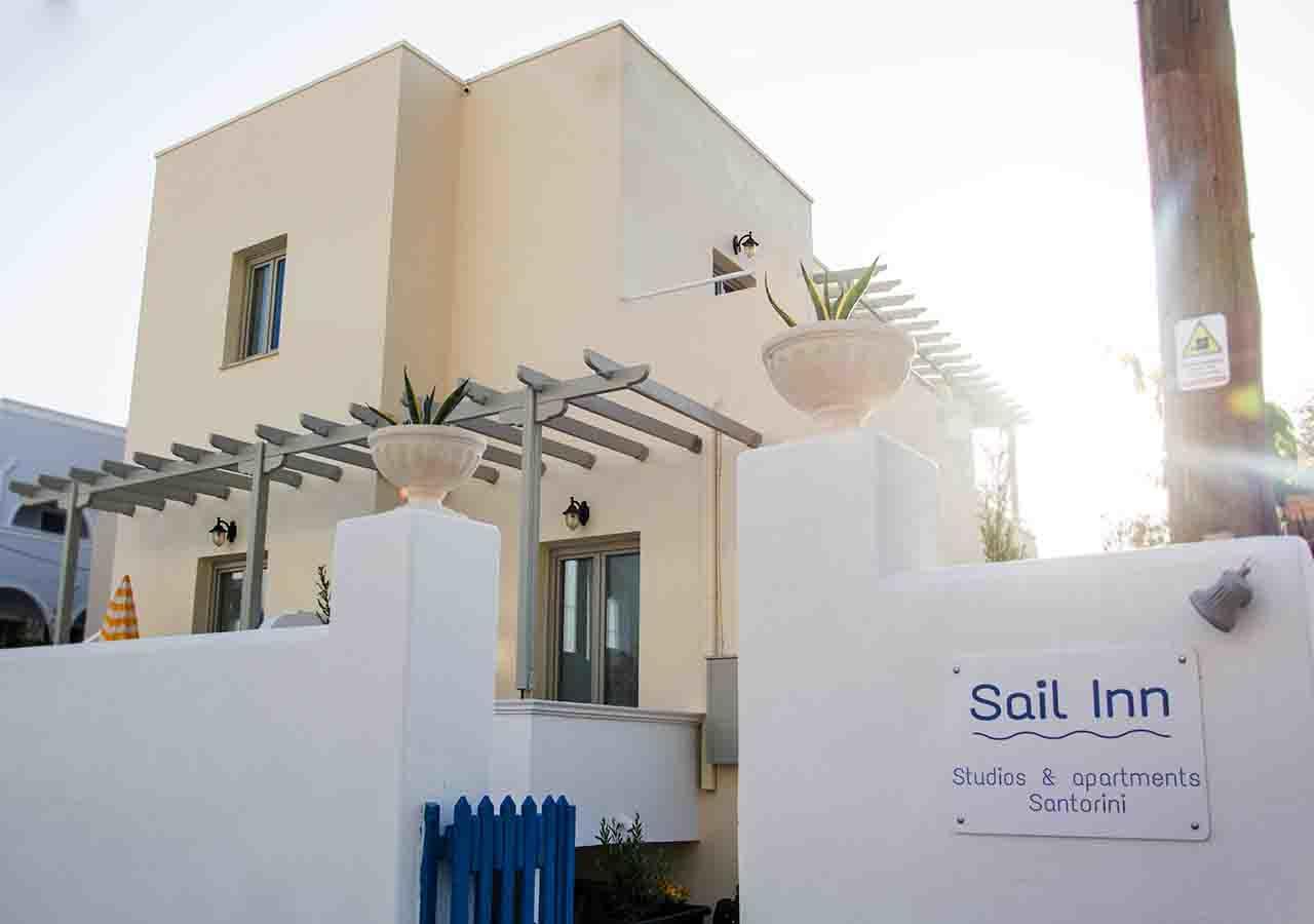 Sail Inn Studios & Apartments Kamári Buitenkant foto